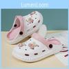 Schattige Pinguïn Print Zomer Kinder Klompen Ademend Lichtgewicht Antislip Peuter Sandalen