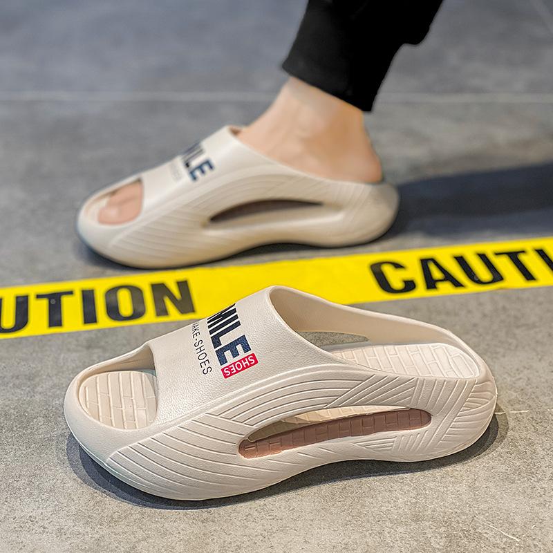 

EVA slippers men s 2025 new summer youth non-slip outer wear stepping on shit feeling beach sports tide drag 45