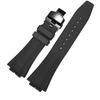 Butterfly Korlexchi GM-2100 Fluororubber Watch Band Black Waterproof Soft Strap with Stainless Steel Buckle for Casio G-Shock GM-2100B 115 70mm