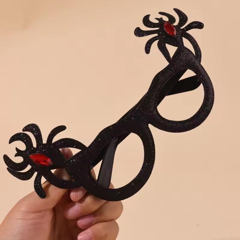 Halloween Glasses Unique Party Glasses Pumpkin Glasses Funny Eyeglass Frame for Adult's Photography Props Ghost Festival