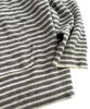 SK8ER ROCK Double Stars Stripe Knit Hood Zip-Up ((Gray))
