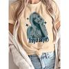 Womens Fashion Freya Skye Print Short Sleeve T Shirt 90s Graphic Vintage Tshirt Women Gothic Y2k Tshirt Streetwear Clothes