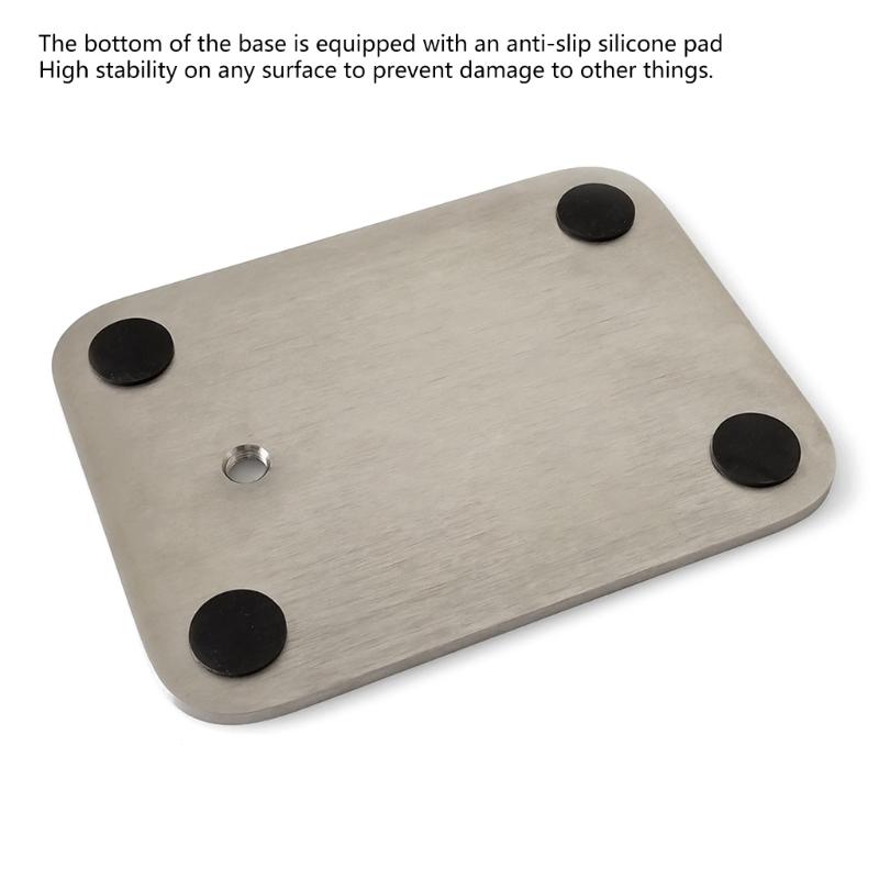 Oxidation Resistant Fishing Base Portables Fly Fishing Tool Measurement Scale with Universal Rod Compatibility