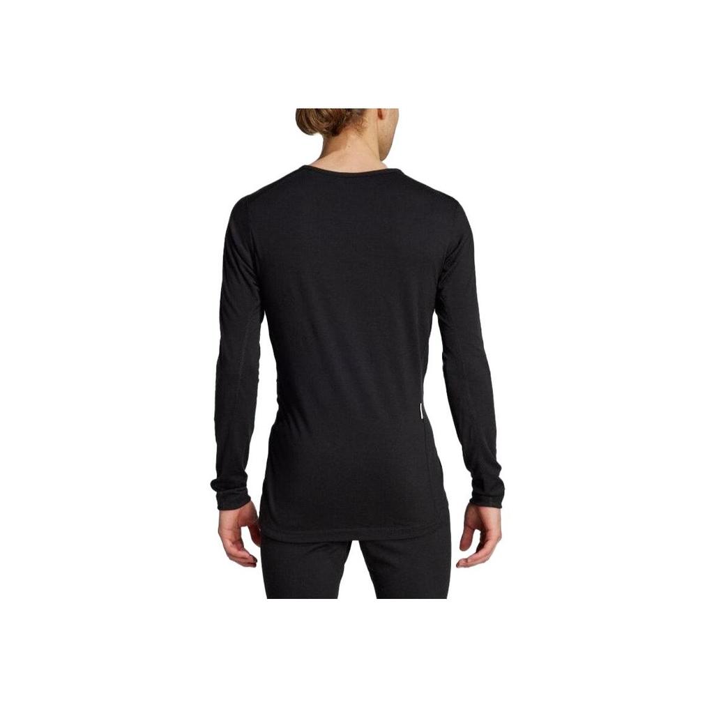 adidas Terrex Xperior Merino 200 Baselayer Long Sleeve Tee Black Men Streetwear HZ8563