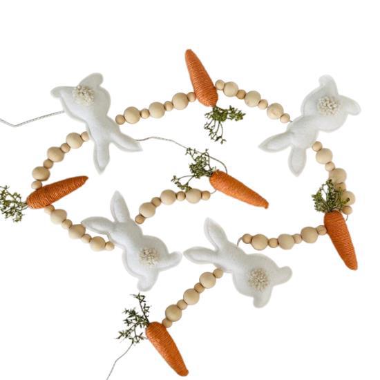 

Пасхальный кролик, морковный венок, декор, весенняя гирлянда для домашних вечеринок, подарки на Пасху