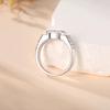 S925 Sterling Silver Marquise Cut Moissanite Ring for Women - Non-fading, Simple, and Personal.
