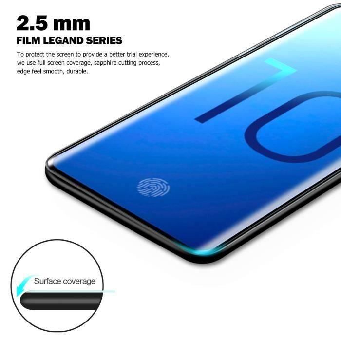 For Samsung Galaxy S10 Tempered Glass, [9H Hardness] HD Ultra Transparent Tempered Glass Screen Protector for Samsung Galaxy S10