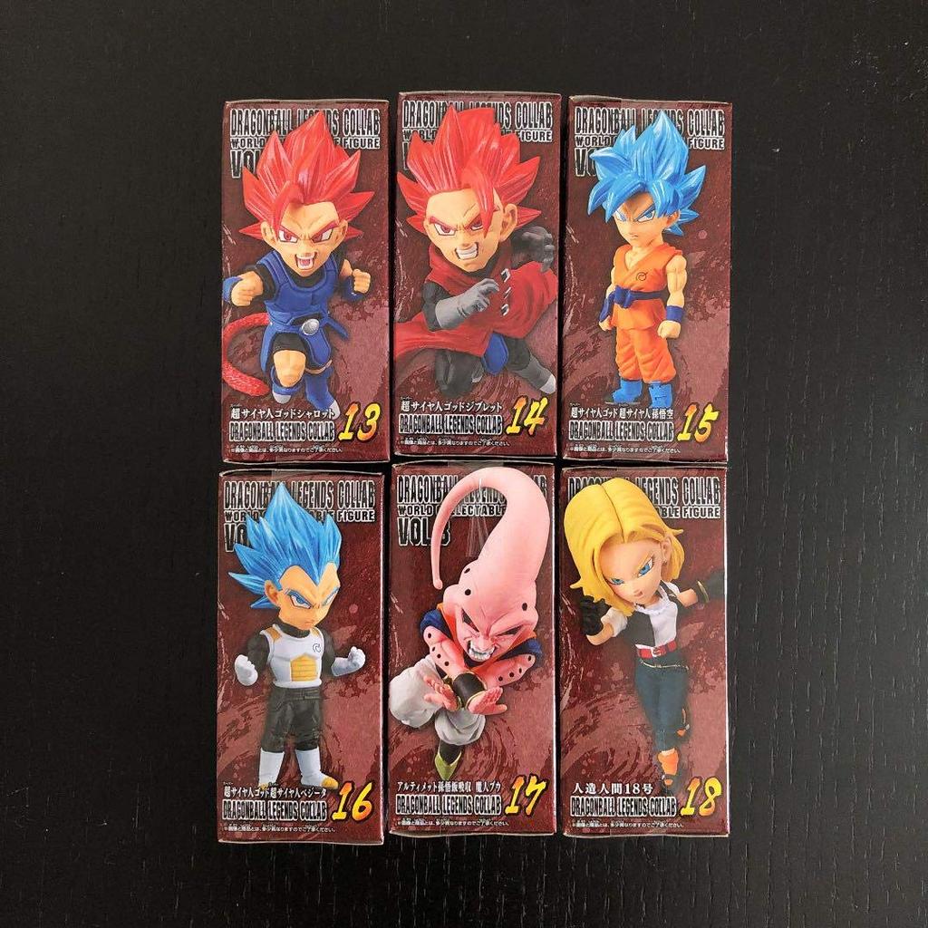 BANPRESTO Dragon Ball Legends Collab World Collectible Figures Vol. 3 Complete Set of 6 (Dragon Ball)