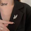 Non-Slip Buckle Scarf Badge Women Brooch High-Gloss Rhinestone Inlay Sparkling