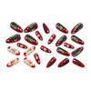 European And American Wearable Nails Christmas Series Cute Cartoon Gold Glitter Christmas Tree Manicure Fake Nails