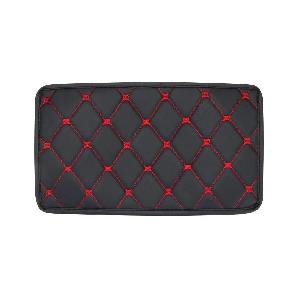 Protector pentru cutie pentru consola centrală a mașinii Husă universală pentru cotieră, anti-alunecare, piele din fibră moale, Decorare auto, Cotiera pentru brațe