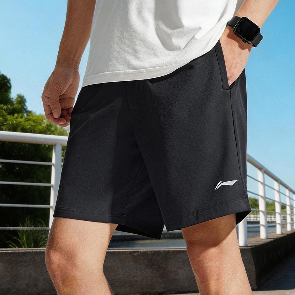 Li Ning Sports Shorts Unisex Black Moderate MXMBLSKV407