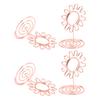 20PCS Wire Table Picture Photo Holder Gold Plated   Reusable Table Card Holder for Wedding Anniversary Party