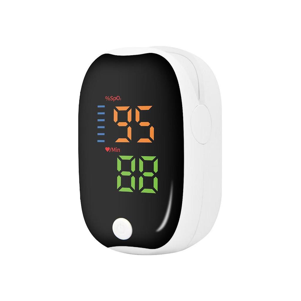 English Version Fingertip Pulse Oximeter: Monitors Blood Oxygen Saturation & Heart Rate