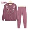 YUZHAOLIN Women's Winter Thermal Underwear Set for Elderly