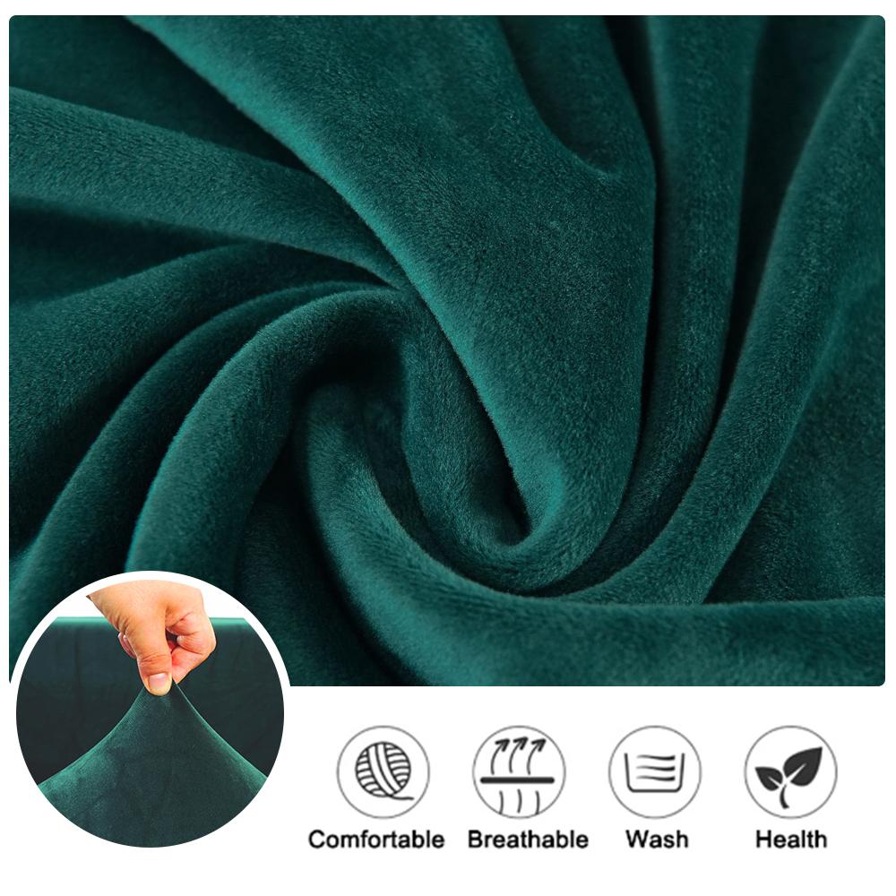 Sametový potah na sedák Potah na jídelní židli Protiskluzový chránič židlí Potah Polyester Snadno se hodí do kanceláře Kuchyň Banket Party