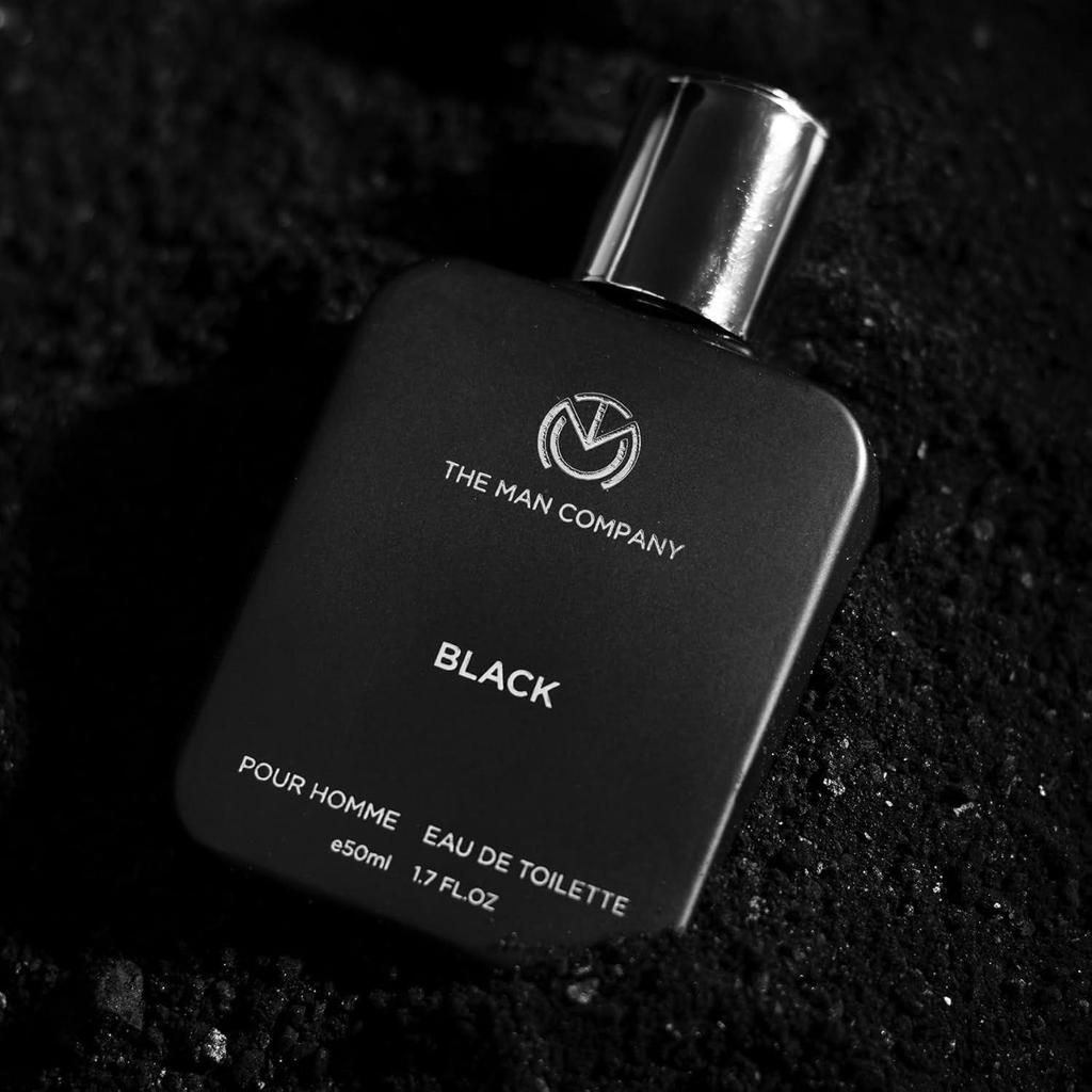 Parfum Black Edt pour homme - 50 ml, spray parfumé longue durée de qualité supérieure, cadeau pour lui - Fresh