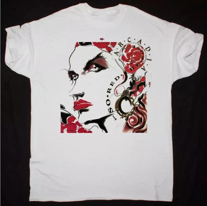 

ARCADIA SO RED THE ROSE NEW WHITE Унисекс Хлопковая футболка Все размеры от S до 5XL 3XL
