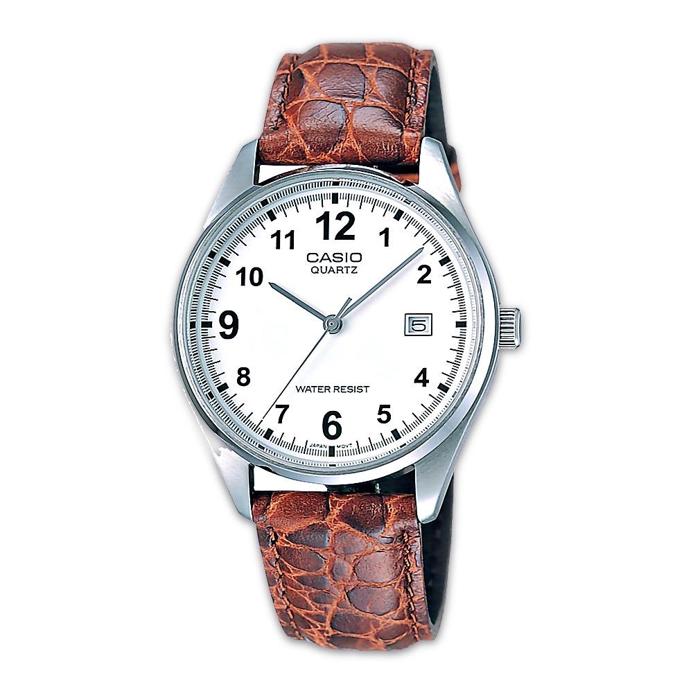 CASIO Collection Men's Analog Watch MTP-1183Q MTP-1183E MTP-1175E Leather Band Date Quartz