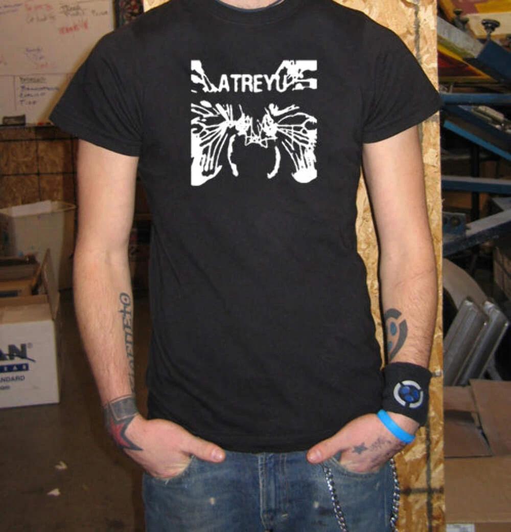 Atreyu Bug Logo Hardcore Metal Band Concert T-Shirt S