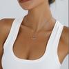 Unisex Devil's Eye Zircon Inlaid Trendy Pendant Necklace