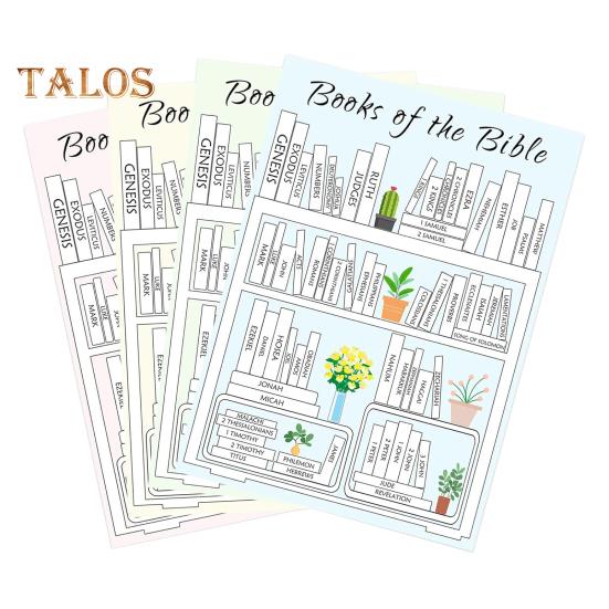 

4/8 шт. христианские наклейки на библию книжные полки библейские этикетки простые в использовании библейские трекеры наклейка на приборную панель 4pcs