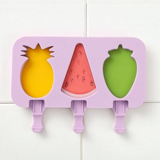 Silicone Popsicle Molds Maker Reusable Ice Popsicle Cartoon Small Popsicles Non-stick DIY Molds