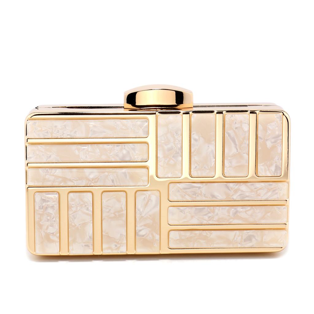 Acrylic Women Clutch Evening Bags Flap Luxury Arrival Hollow Out Style Glitter Handbags Metal Chain Party Wedding Bridal Pro