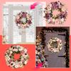 Festive Christmas Decoration Wreath Holiday Decoration Candlestick Garland