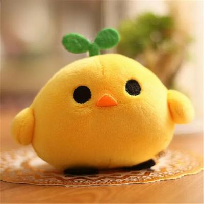 1 STÜCKE Ausdruck Huhn Plüschtiere Kleiner Anhänger Koreanische Version der Niedlichen Hühner Stofftier Aktivität Geschenk 10 CM