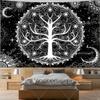 Tarot Altat Cloth Tree Of Life Tapestry Bohemian Divination Celtic Star Witchcraft Tapestrys Aesthetic Home Decor Moon Phases
