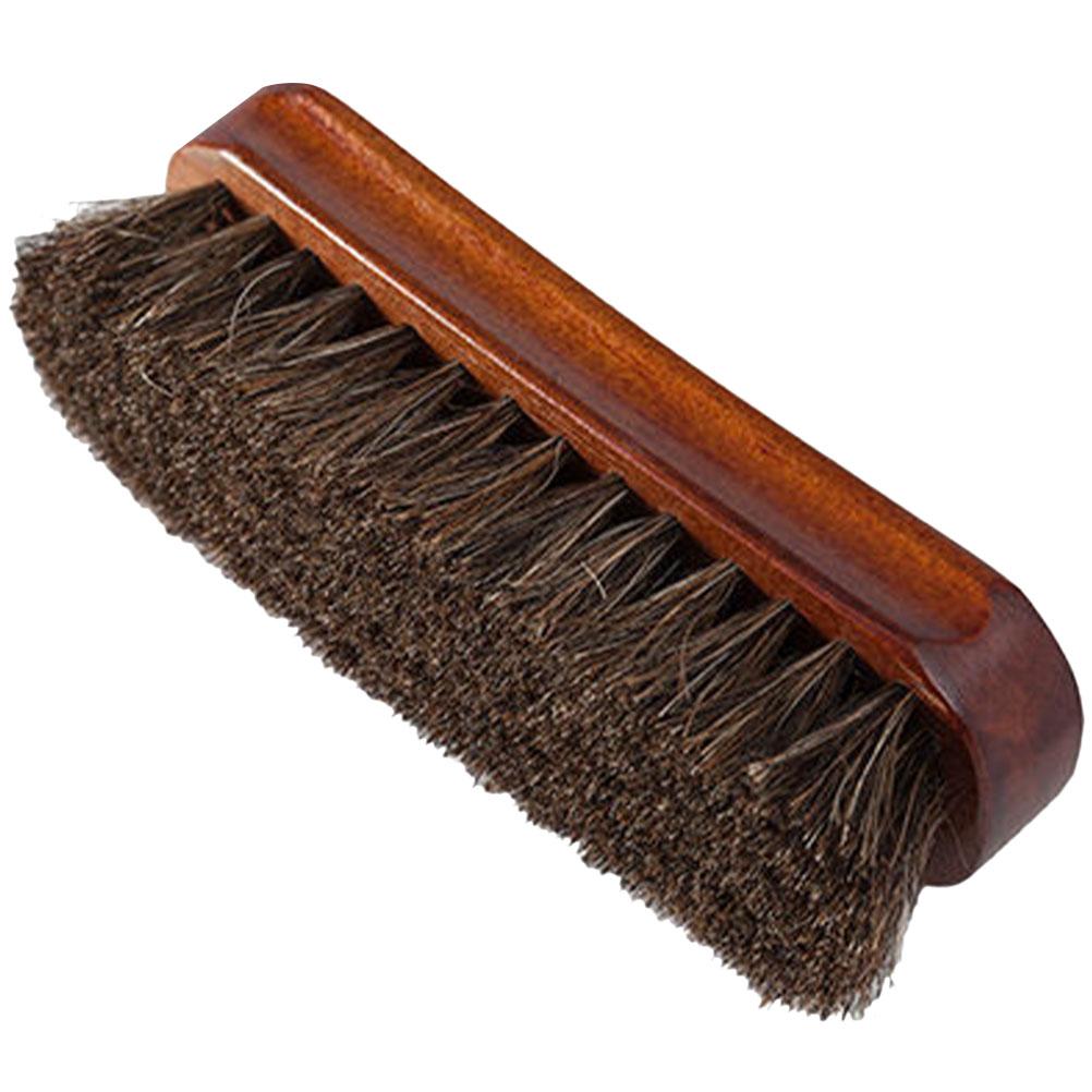 Horse Hair Brush Shoe Cleaner Laundry Horsehair Hats Cleaning Small Wood Kit For