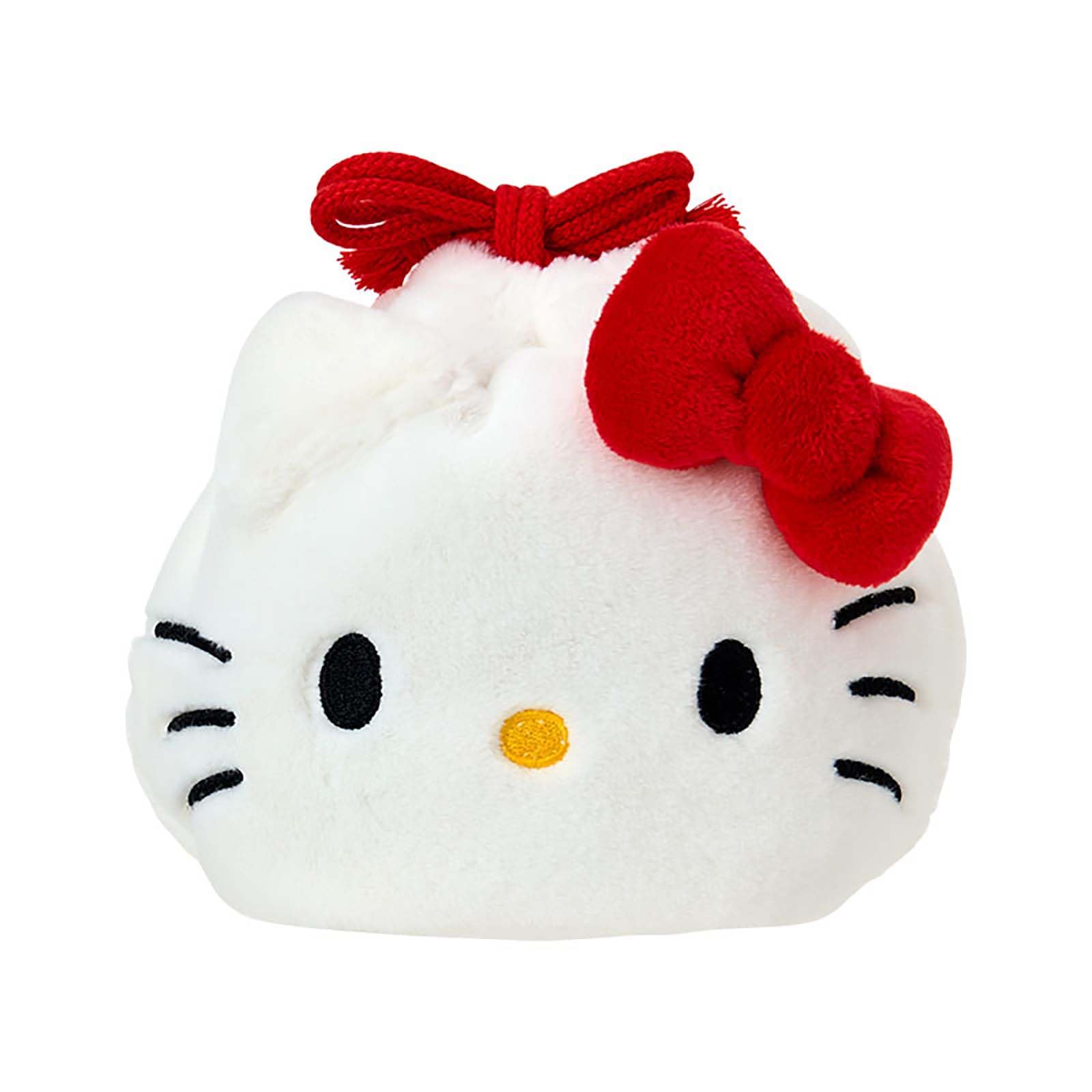 Sanrio Drawstring Bag Love Hello Hello Kitty Red 418340 Face-Shaped (I Kitty)