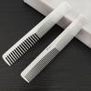 White Straight Hair Brushes Plastic Hair Cutting Comb Pro Hairdressing Combs  Barber