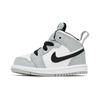 Air Jordan 1 Mid Toddler 'Light Smoke Grey' (Unisex) Light Smoke Grey / Black / White Toddler Shoes 640735 092