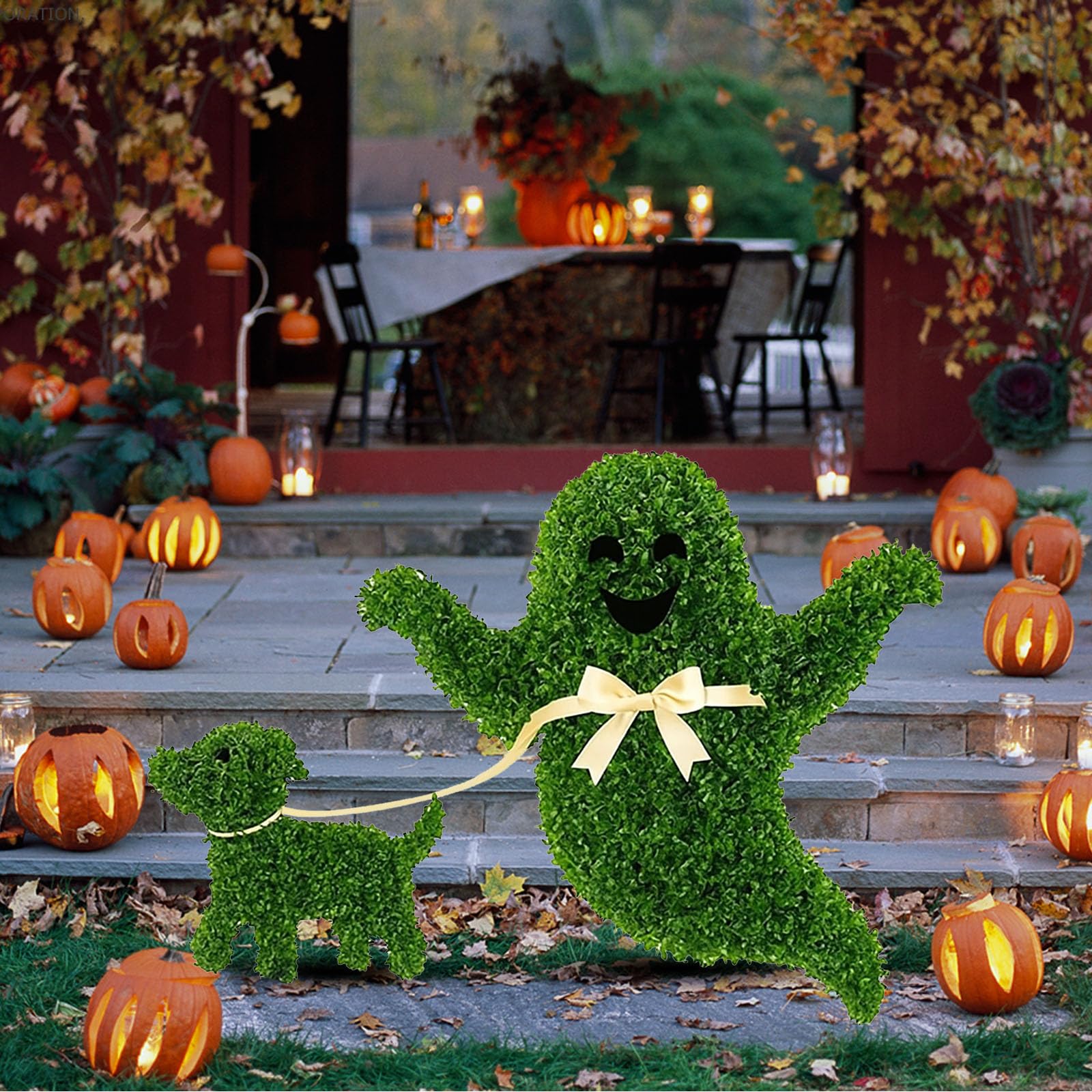 

Садовые украшения в виде привидений на Хэллоуин, Знаки для двора с привидениями на Хэллоуин со стойкой, Знаки для наружных украшений для газонов, Декор для двора, сада One Size