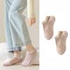 Boneless Boat Socks for Women, Anti-slip and Non-dropping, and Invisible Shallow-mouthed Short Socks, Double-mouthed Thin Mesh Socks