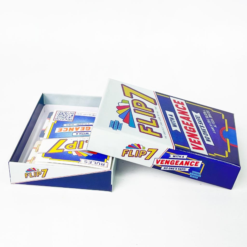 Flip 7 with a Vengeance Luck Party Board Game Cards