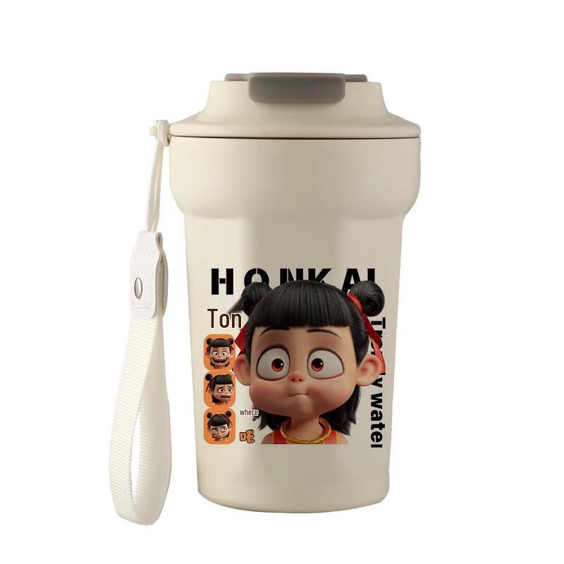 Xiao Yue Ya Nezha Cartoon 316 Stainless Steel Thermos Cup