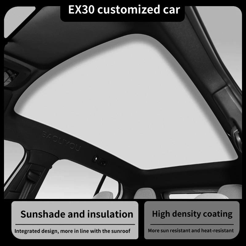 Per volvo EX30 Copertura Parasole per Parabrezza Auto Tetto Apribile Finestrino Tenda Protezione Solare Blocco Raggi UV Tenda Privacy