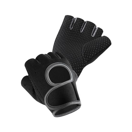 Yousheng 2Pcs Half Finger Sports Gloves, Anti-slip Breathable Fingerless Gloves, Adjustable Men Women Gloves for Dumbbell Weightlifting Workout