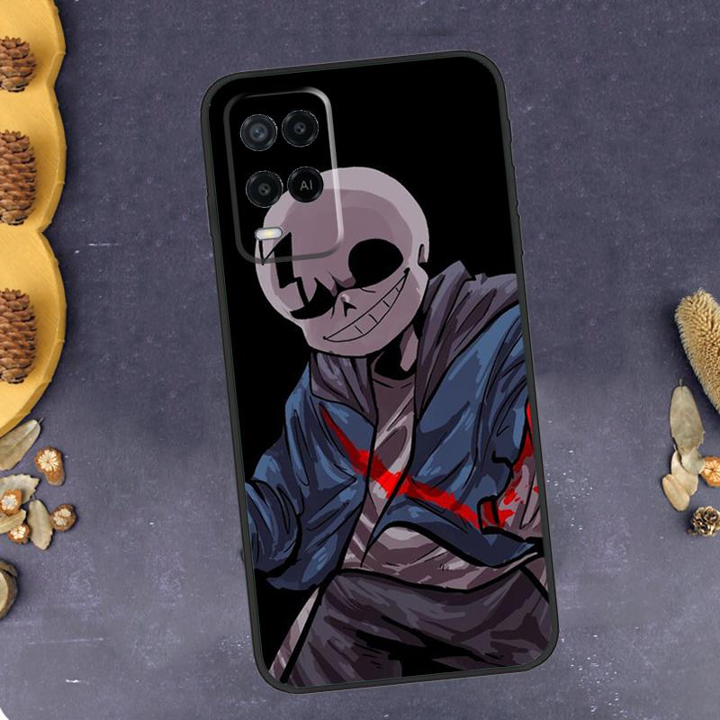 Game Undertale Sans Phone Case For Oppo A40 A60 A80 A78 A98 A18 A38 A58 A74 A94 A54 A16 A76 A96 A15 A17 A77 A57S
