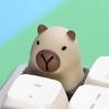 Farbverlauf Harz Tastenkappen mit Capybara Kunst Kompakte Größe Leichte Bauweise Für Mechanische Schalter