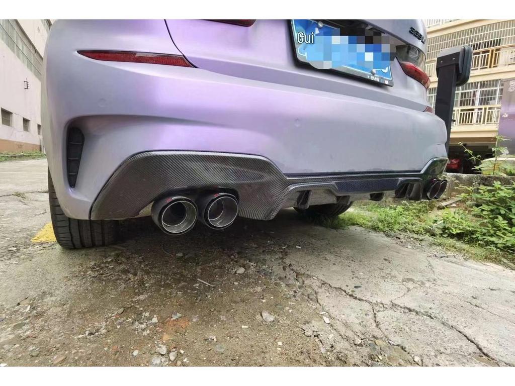 2020-22 BMW 3 Series G20/G28 Carbon Fiber Rear Lip, Front Lip, Side Skirts MP Style