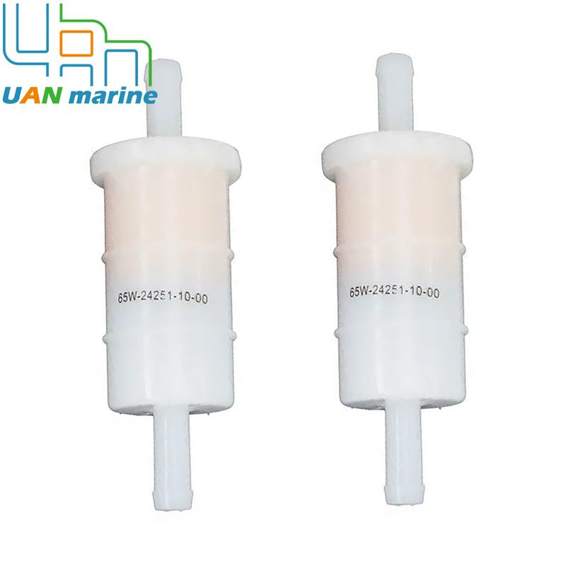 2 Piezas para Filtro de Gasolina en Línea para Fuera de Borda Johnson Evinrude OMC 0398327 398327 0777714 0175226 3852224 5/16"