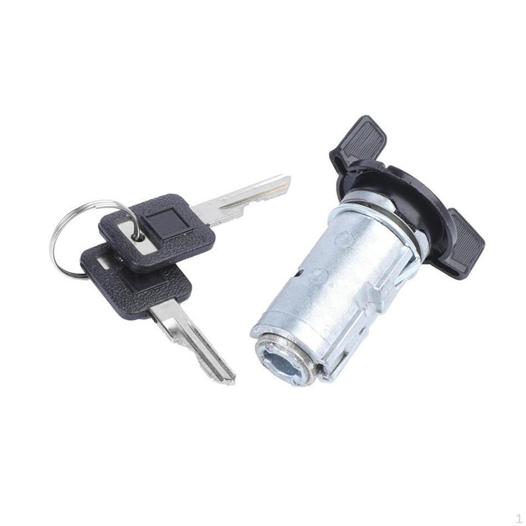 784057 Ignition Lock Cylinder Switch Automobile Accessory with Keys Replace Parts