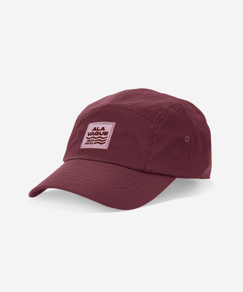 Alabageu Label Camp Cap - Burgundy