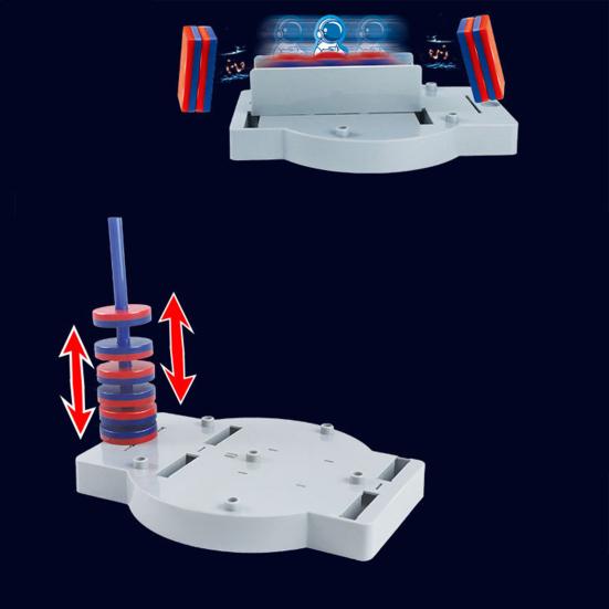 1 Set Kids Magnetic Science Kit Anti-Gravity Magnetic Levitation Kit 12-in-1 Magnetic Science Toy Children Ages