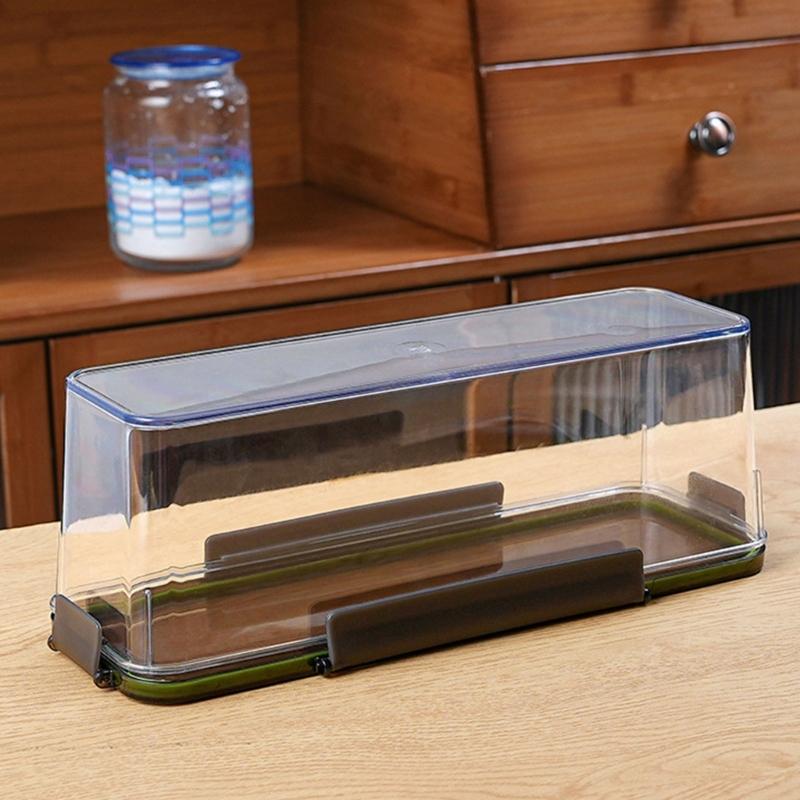 Clear Cakes Roll Container Muffins Cheese Pastries Dessert Fruit Display Boxes Food Storage Holder Dish Storage Boxes