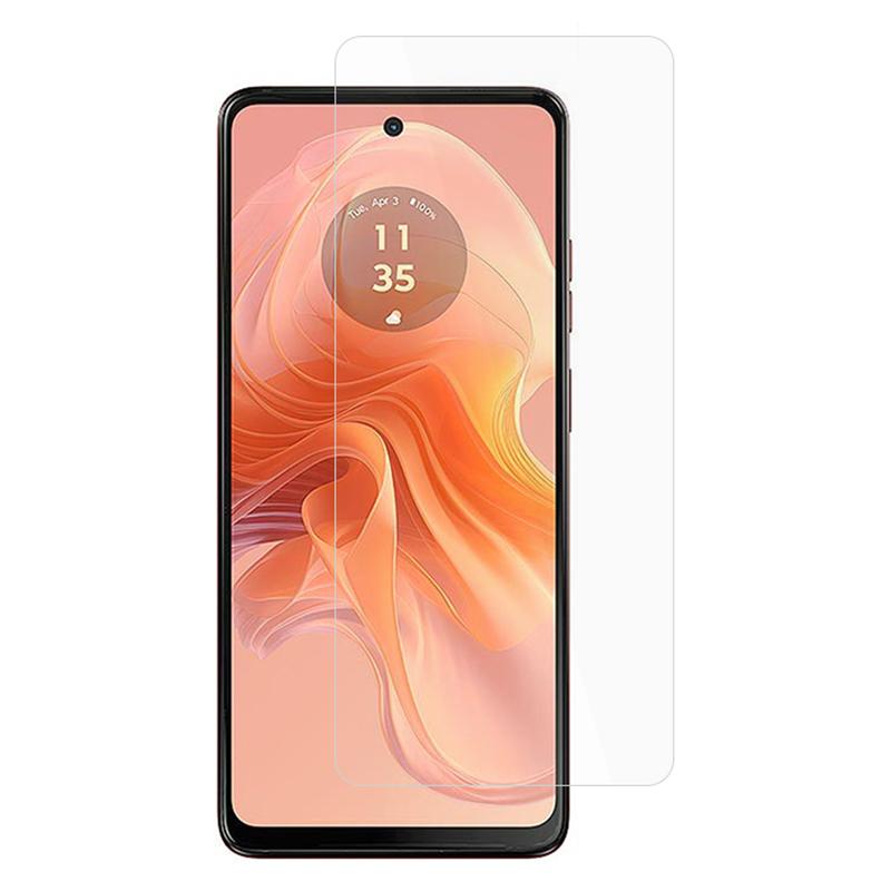 AMORUS Für Motorola Moto E14 4G/G04 4G/G04s 4G/G24 4G Kratzfeste Displayschutzfolie Hochwertige Aluminium-Silizium-Glasfolie